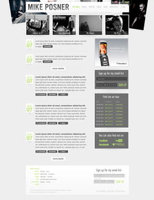 Manya潮流网站设计赏析 视觉冲击与功能美学的完美融合